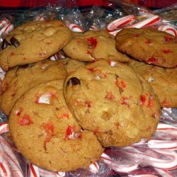 Peppermint Bark Chocolate Chip Cookies