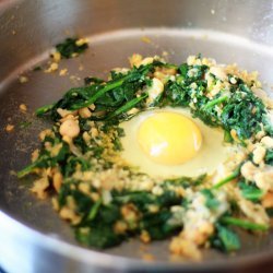 Eggs in Spinach Nest