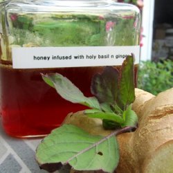 Holy Basil the Queen of Herbs Infused Honey