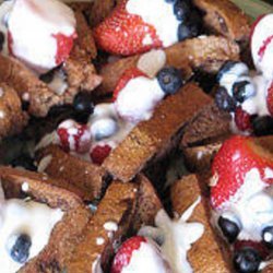 French Toast Cups With Fruit and Cream