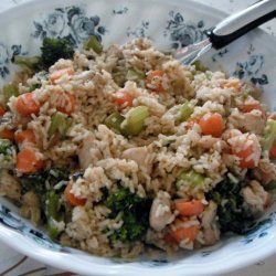 30-Minute Chicken, Vegetables and Rice