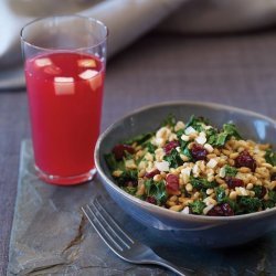 Warm Farro Pilaf With Dried Cranberries