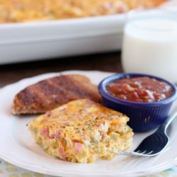 Ham and Cheese Omelet Bake