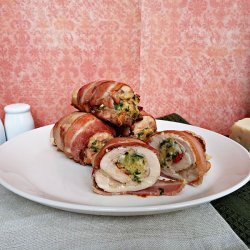 Cheese Stuffed Chicken With Bacon