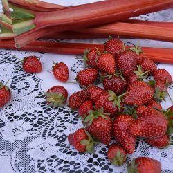 Rhubarb-Strawberry Sauce