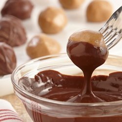 Peanut Butter Chocolate Dip Balls