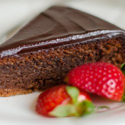 Flourless Chocolate-Almond Cakes