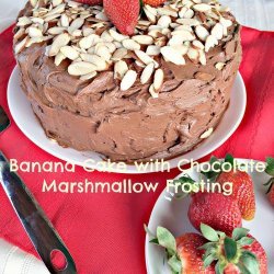Banana Cake With Chocolate Frosting