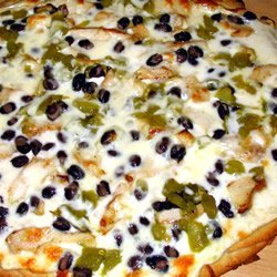 Black and White Pizza