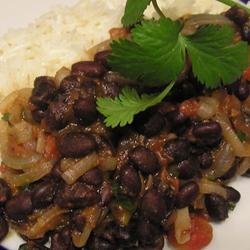 Robin's Sweet and Spicy Black Beans