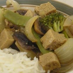 Tofu-Veggie Stir Fry and Gravy