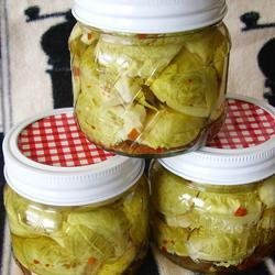 Zesty Pickled Brussels Sprouts
