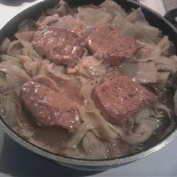 Simple Pork and Cabbage Skillet