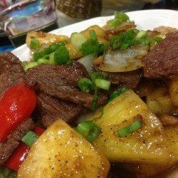 Pineapple Steak Stir Fry