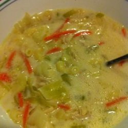 Sopas (Chicken Noodle Soup Filipino Style)