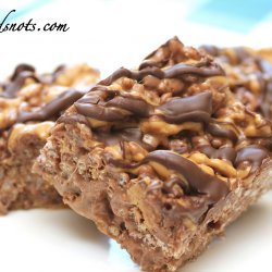 Peanut Butter Rice Krispies With Chocolate