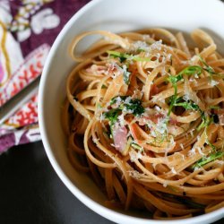 Pasta With Peas and Pancetta
