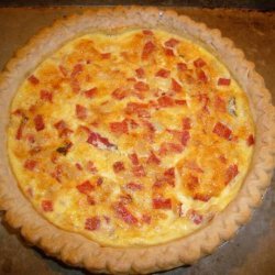 Feta and Roasted Bell Pepper Quiche