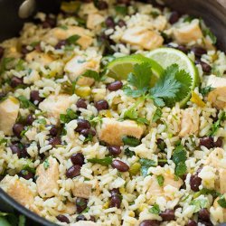 Chicken, Black Beans and Rice