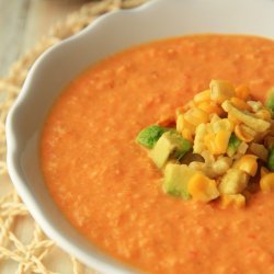 Spicy Corn and Tomato Soup