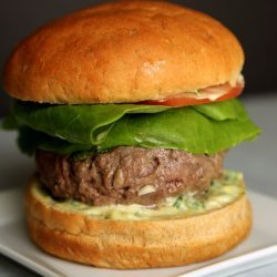 Spicy Scallion-And-Brie Stuffed Burgers