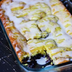 Glazed Lemon Blueberry Cake