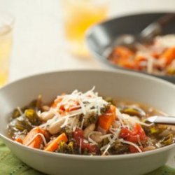 Vegetarian Tuscan White Bean Soup