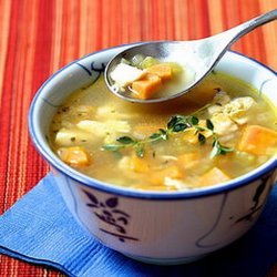 Sweet Potato and Chicken Soup