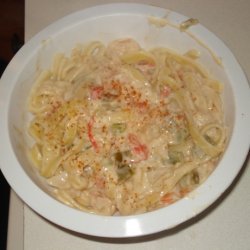 Mexican Seafood Fettuccine