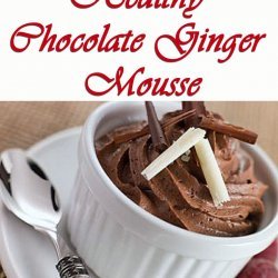 Gingered Chocolate Mousse