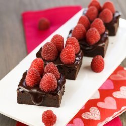 Chocolate Raspberry Truffle Brownies