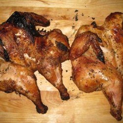Grilled Herbed Cornish Game Hens