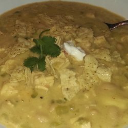 Cheesy Chicken Tortilla Soup