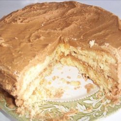 Layer Cake With Caramel Frosting