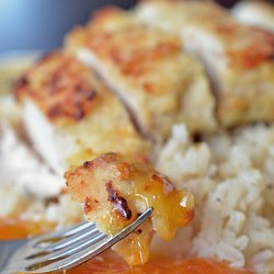 Coconut Chicken With Apricot Sauce