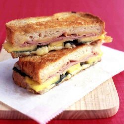 Grilled Ham & Cheese With Pineapple