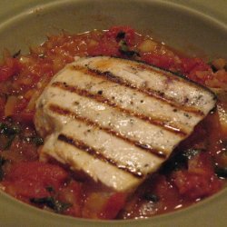 Swordfish With Tomatoes and Capers