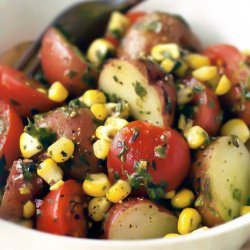 Potatoes and Tomatoes Salad