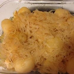 Chicken Sauerkraut Potato Bake