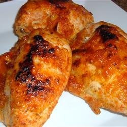 Chicken with Plum Glaze