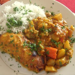Rhubarb Curry Chicken