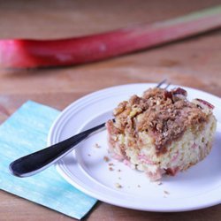Rhubarb Pecan Cake