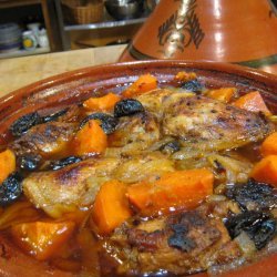 Chicken Tagine With Sweet Potatoes and Prunes