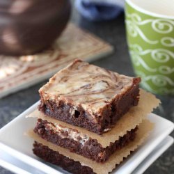 Marble Fudge Brownies for Two