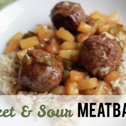 Sweet/sour meatballs