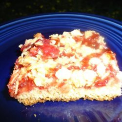 Norwegian Lingonberry Cake With Streusel Topping