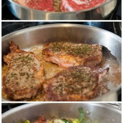 Steaks with Butter Sauce