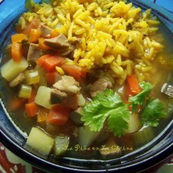 Caldo De Pollo Chicken and Rice Soup