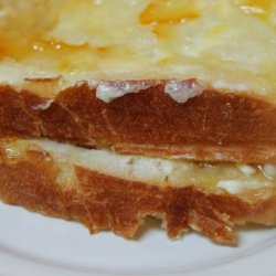 Cheese and Marmalade French Toast Sandwiches