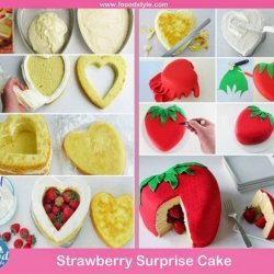 Strawberry Surprise Cake
